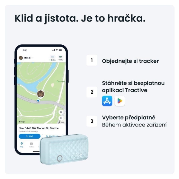 Tractive GPS CAT Mini, Mentolová
