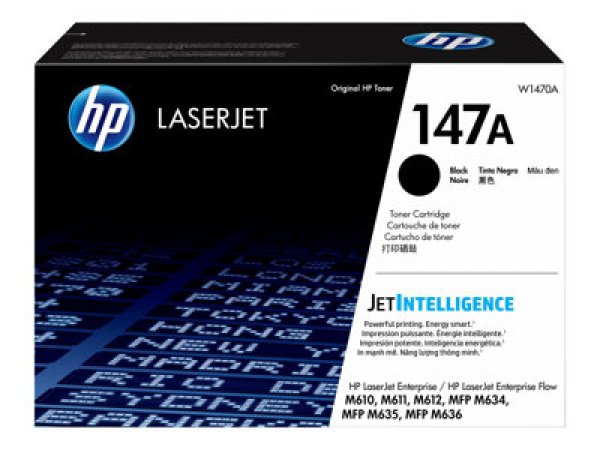 Toner HP W1470A, HP 147A černý (10 500 stran)