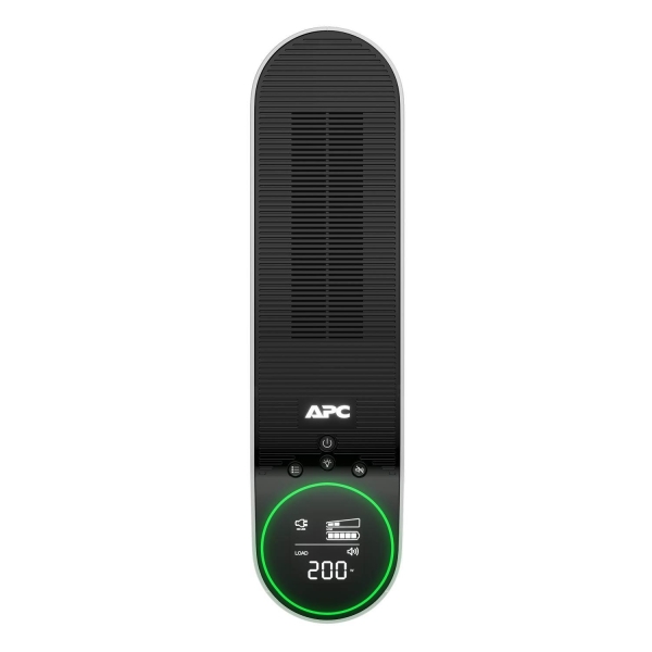 APC Back-UPS Pro Gaming 2200VA, 6 Outlets, AVR, LCD Interface (1320W), 4x Schuko, 2x IEC C13, bílá (Arctic)