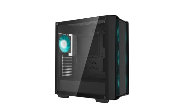 DEEPCOOL Case CC560 V2, ATX, Průhledná bočnice, 4x120mm ventilátor, černá