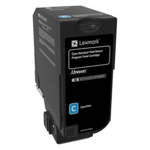 Toner Lexmark 74C2SC0 azurový
