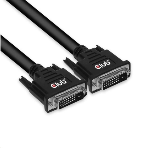 Club3D kabel DVI-D Dual Link (24+1), 10m, Bidirectional, 28 AWG