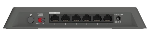 D-Link DMS-106XT 6-port Multi-Gigabit Unmanaged Switch, 5x 2,5G, 1x 10G