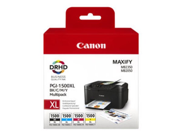 Sada náplní CANON PGI-1500XL, 9182B004 (1x34,7/3x12 ml)