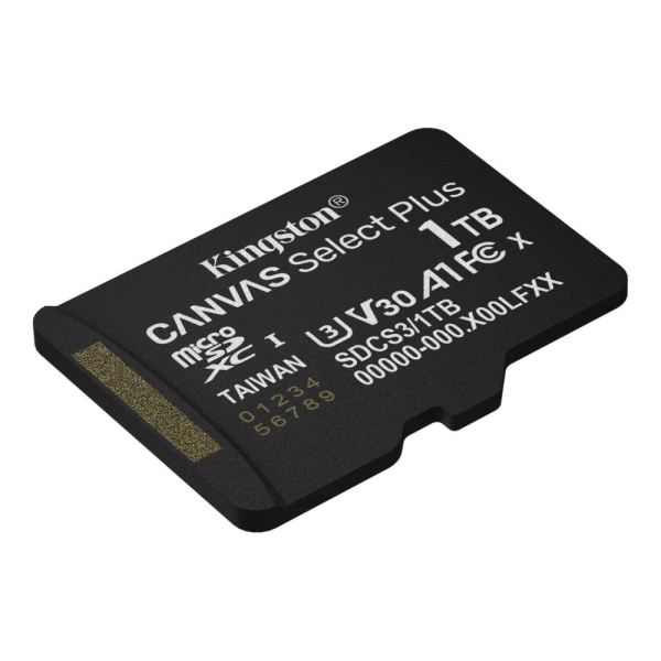 Kingston MicroSDXC karta 1TB Canvas Select Plus, U3, V30, A1