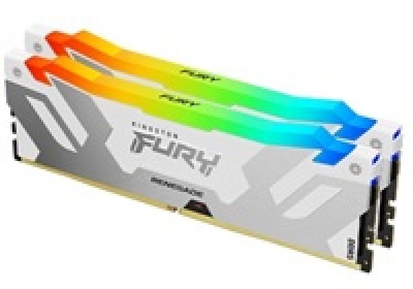 Kingston FURY Renegade/DDR5/32GB/6800MHz/CL36/2x16GB/RGB/White