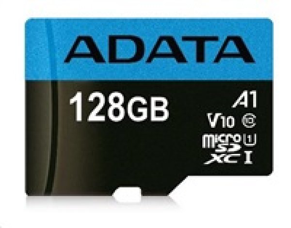 Adata/micro SDXC/128GB/100MBps/UHS-I U1 / Class 10/+ Adaptér