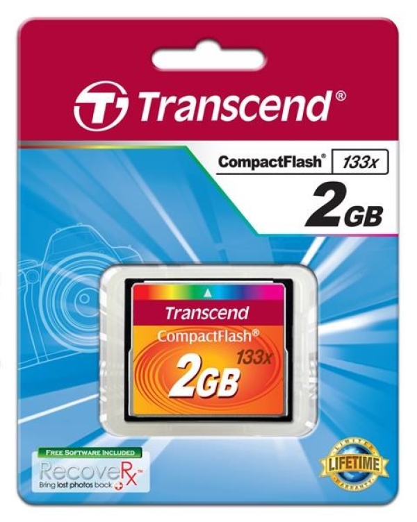 TRANSCEND Compact Flash 2GB (133x)