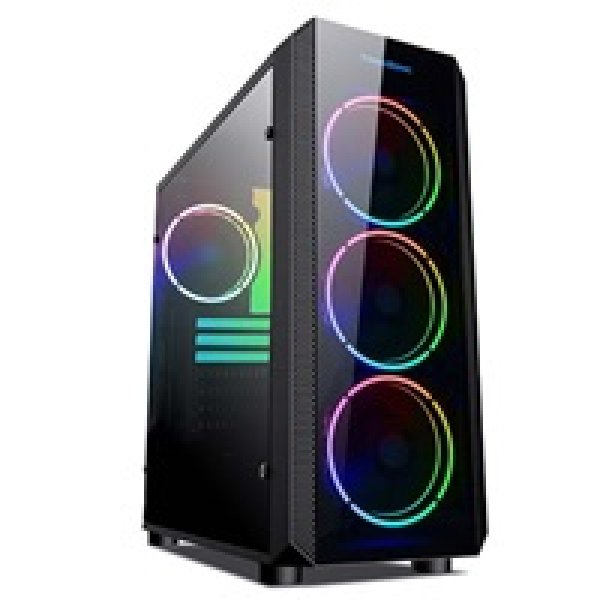 VeinX case Mars MAR01A Mid Tower, bez zdroje, 3xUSB, průhledná bočnice, 4xARGB Fan 120mm, černá?v=1750053604