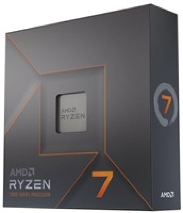 AMD cpu Ryzen 7 7700X AM5 Box (bez chladiče, 4.5GHz / 5.4GHz, 8+32MB cache, 105W, 8x jádro, 16x vlákno, grafika), Zen4 Raphael