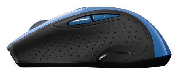 CANYON myš 2,4Ghz bezdrátová CMSW01, 000/1600 dpi, 6 tlacítek, blue LED senzorr, modrá