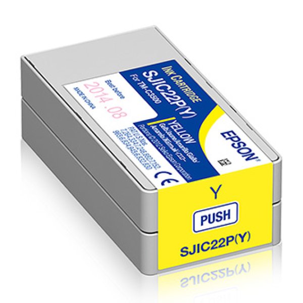 Náplň EPSON C33S020604, SJIC22PY žlutá (32,6 ml)