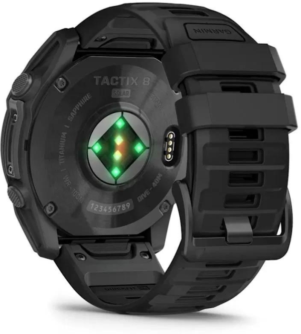Garmin - Tactix 8 51mm Solar Sapphire DLC Titanium Black, EU