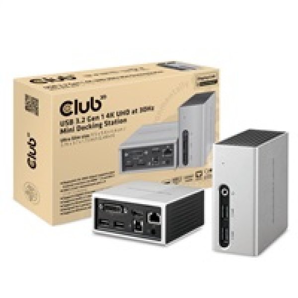 Club3D Mini dokovací stanice USB 3.2 4K30Hz UHD (HDMI/DVI/4x USB 3.1/Ethernet/Audio) DisplayLink® Certified?v=1757799610