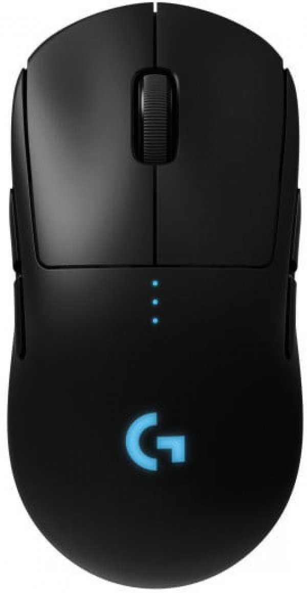 Logitech G Pro wireless/Herní/Optická/Bezdrátová USB/Černá