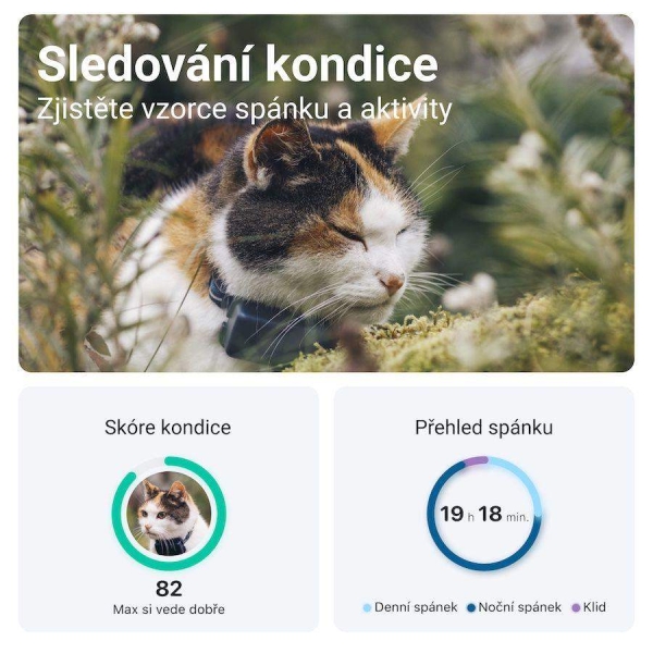 Tractive GPS CAT Mini – sledování polohy a aktivity pro kočky - tmavě modrý