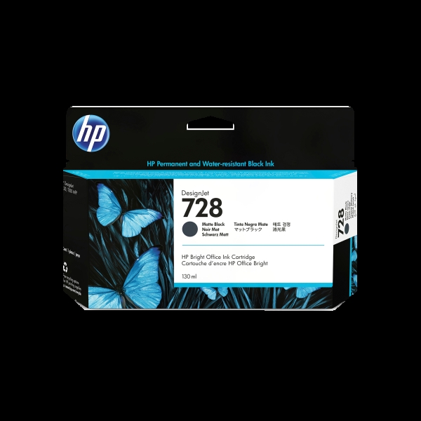 Náplň HP No.728, 3WX25A matně černá (130 ml)