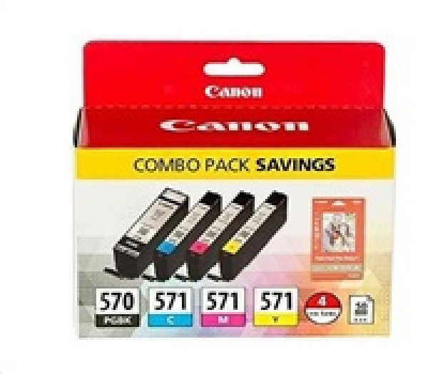 Sada náplní CANON PGI-570 + CLI-571, 0372C004 (1x15/4x7 ml)