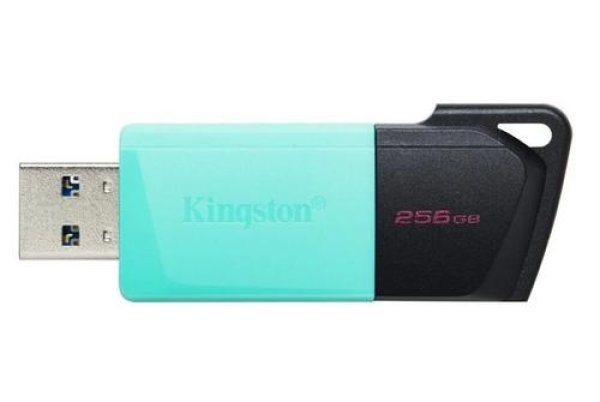 Kingston Flash Disk 256GB USB3.2 Gen 1 DataTraveler Exodia M (Black + Teal)