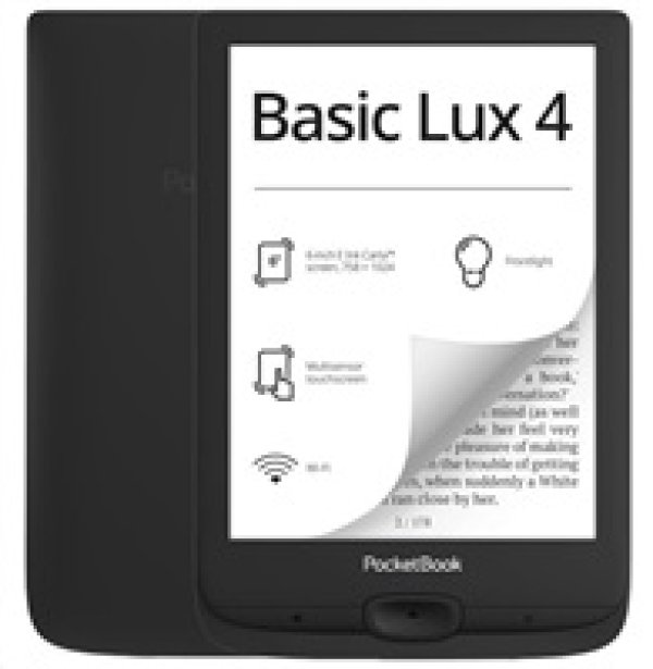E-book POCKETBOOK 618 Basic Lux 4 Ink Black, černý