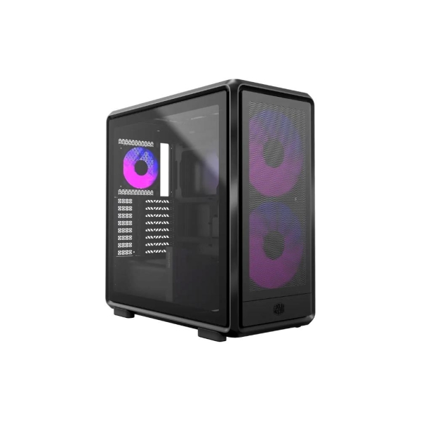Cooler Master case MasterFrame 600 Mesh Black ARGB, Průhledná bočnice, ATX, 2x 200mm ARGB Fan, 1x 120mm ARGB Fan, Černá