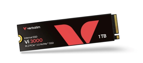 VERBATIM SSD Vi3000 Internal PCIe NVMe M.2 SSD 1TB , W 3000/ R 3300 MB/s