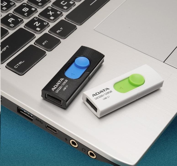 FlashDisk 32GB ADATA UV320 black/blue USB 3.0 (AUV320-32G-RBKBL)