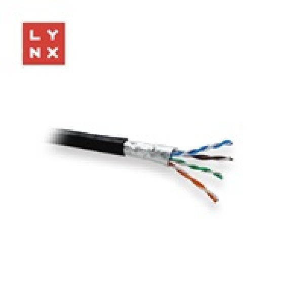 LYNX FTP kabel, Cat5e, PE (Fca), 0,5mm, celoměděný, venkovní, černý, box 305m?v=1755466814