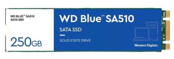 WDC BLUE SA510 SSD WDS250G3B0B 250GB M.2 2280 3D NAND (555/440MB/s, 80000/78000 IOPs, SSD, 3D NAND)
