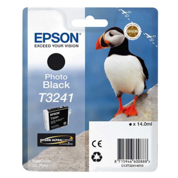 Náplň EPSON C13T32414010 foto černá (14 ml)