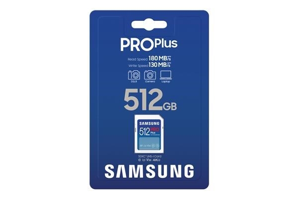 Samsung/SDXC/512GB/180MBps/Class 10/Modrá