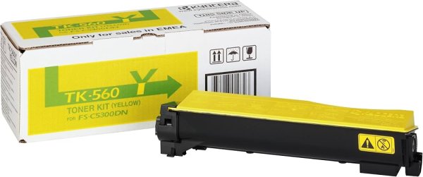 Toner KYOCERA TK-560, 0T2HNAEU žlutý (10 000 stran)