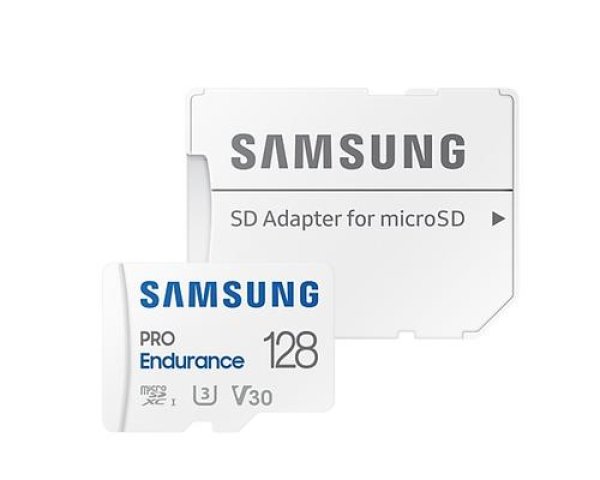 Samsung PRO Endurance/micro SDXC/128GB/100MBps/UHS-I U3 / Class 10/+ Adaptér