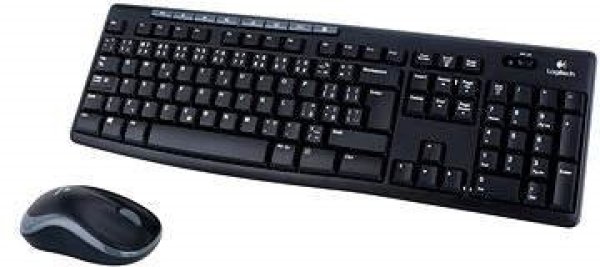 Logitech sada Wireless Combo MK270, bezdrátová klávesnice + myš, 2.4GHz, EER, HU