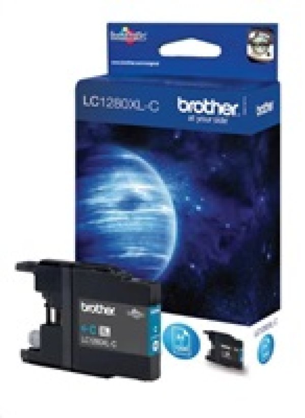 Náplň BROTHER LC 1280XLC azurová (1 200 stran)