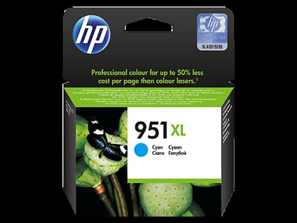 HP Ink Cartridge č.951XL azurova