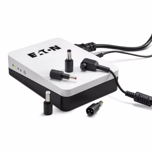 Eaton 3S Mini UPS, 36W DC, 9V/12V/15V/19V, 2200mAh, 4 různé konektory