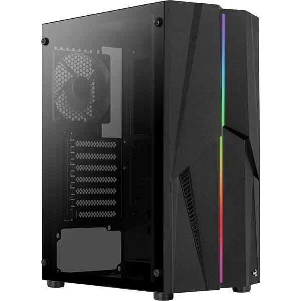 AEROCOOL skříň Mecha, Mid tower, 2x USB 3.0, 2x audio, bez zdroje