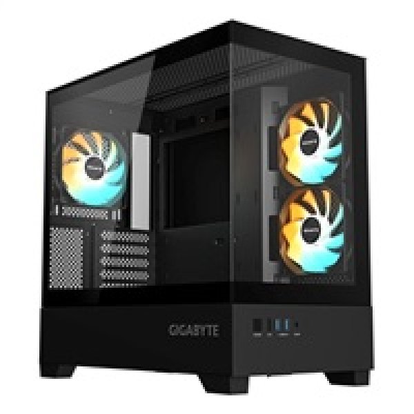 GIGABYTE case GB-C201P, Mid tower, 2xUSB 3.0, 3x 120mm ARGB Fan, černá?v=1750075202