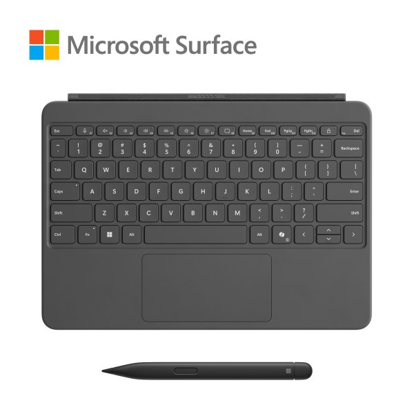 Microsoft Surface Pro 12'' Keyboard + Slim Pen 2 Bundle (Slate), Commercial, ENG