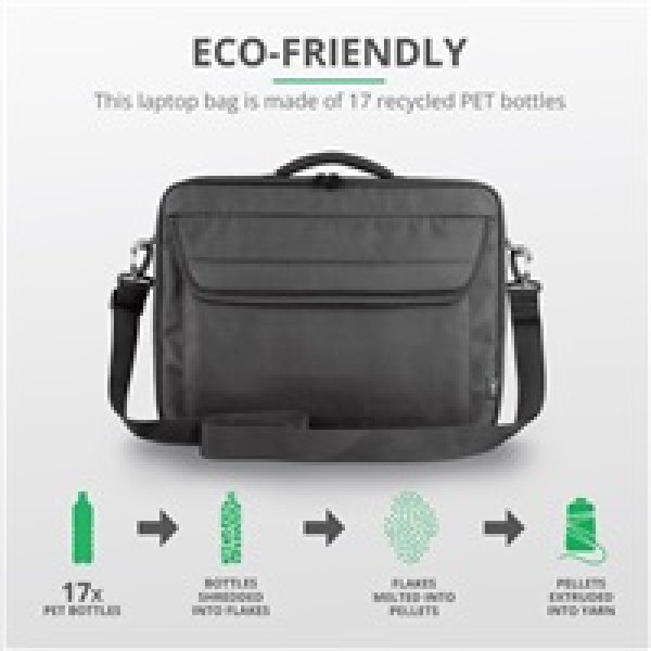 TRUST ATLANTA LAPTOP BAG 15.6'' ECO