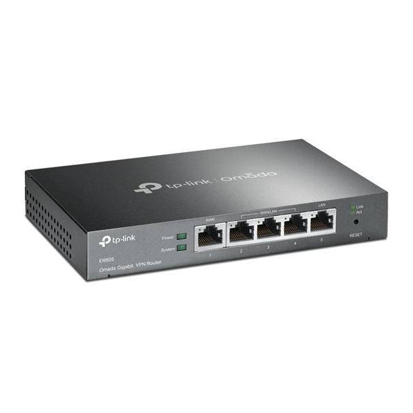 TP-Link ER605 OMADA VPN router (2xGbELAN, 1xGbEWAN, 2xGbELAN/WAN, 1xUSB2.0)