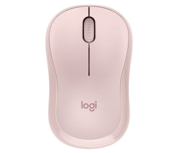 Logitech myš M240 Tichá bezdrátová myš, růžová, EMEA