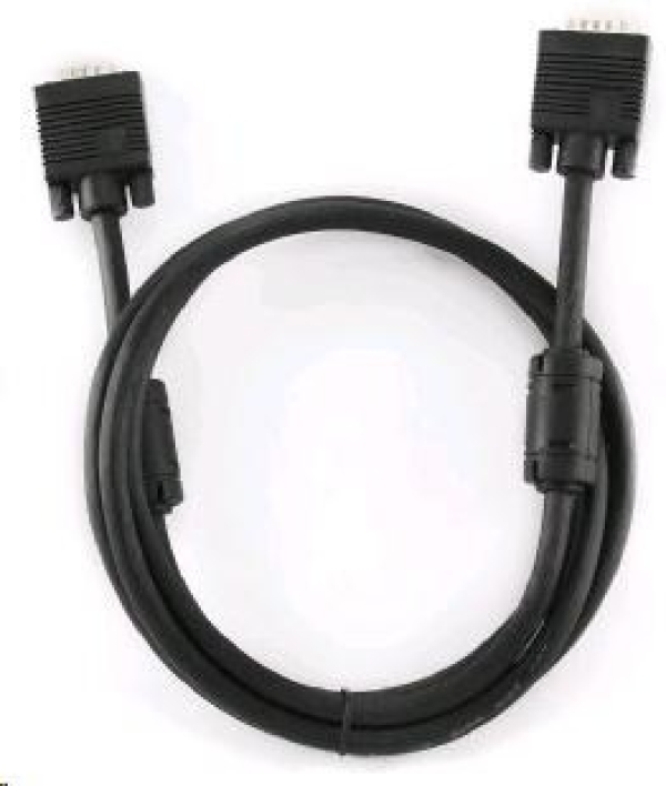 GEMBIRD Kabel VGA propojovací 10m, černý (HD15M/M, dvojité stínění, feritová jádra)