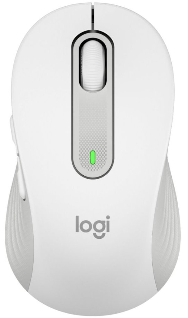 Logitech M650M/Kancelářská/Laserová/Bezdrátová USB + Bluetooth/Bílá