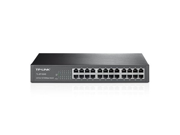 TP-Link switch TL-SF1024D (24x100Mb/s, fanless)