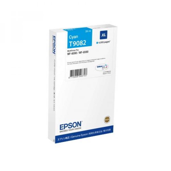 Náplň EPSON C13T908240 azurová (39 ml)