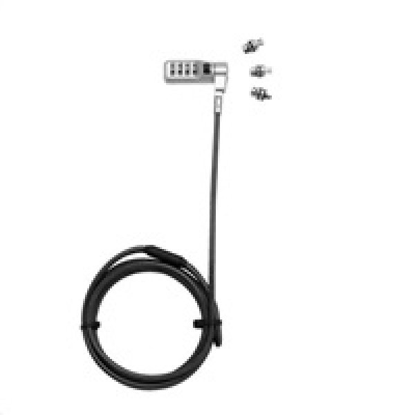 DICOTA Universal Security Cable Lock, 3 Exchangeable heads fits all slots, combination?v=1750075202