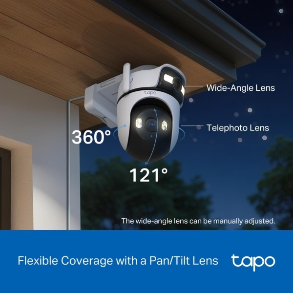 Tapo C545D Outdoor Dual Lens Pan/Tilt Security Cam