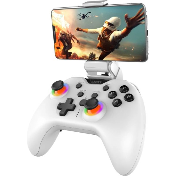 iPega 9111B Bluetooth RGB Gamepad pro Android/iOS/PS3/PS4/PC/N-Switch White?v=1746705605